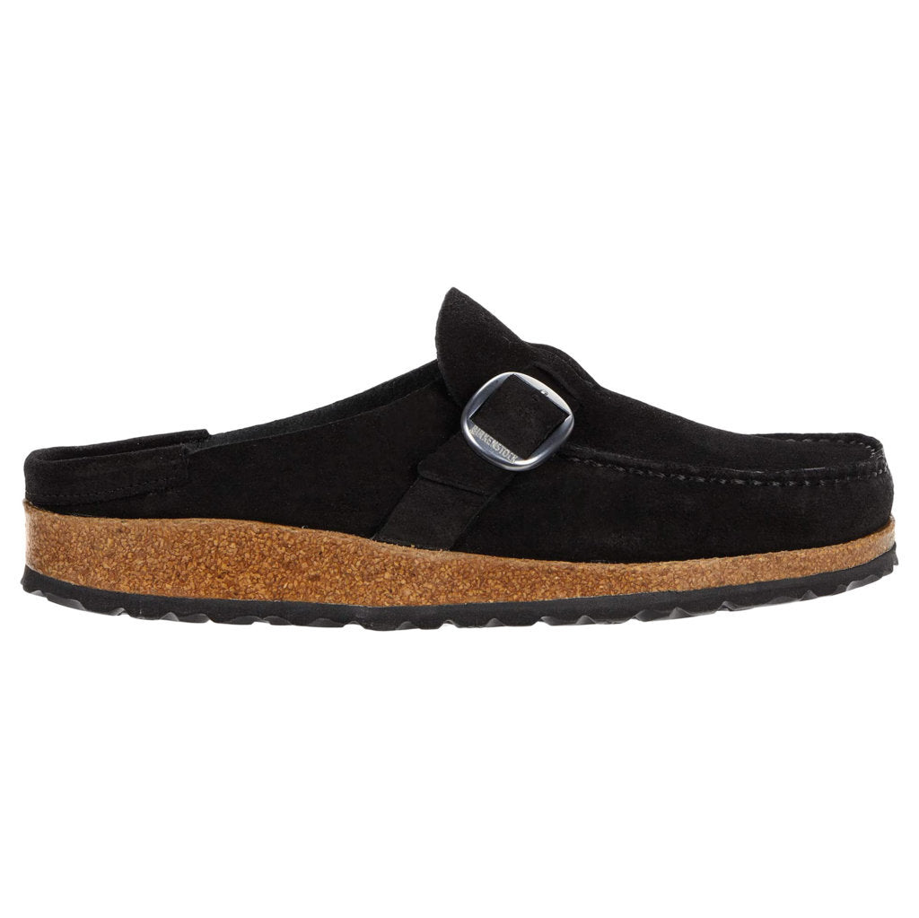 Birkenstock Unisex Sandals Buckley Slip-On Open-Back Buckle Suede Leather - UK 5