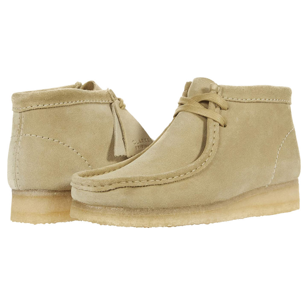 Clarks Originals Womens Boots Wallabee Boot. Casual Lace-Up Moccasins Suede - UK 7