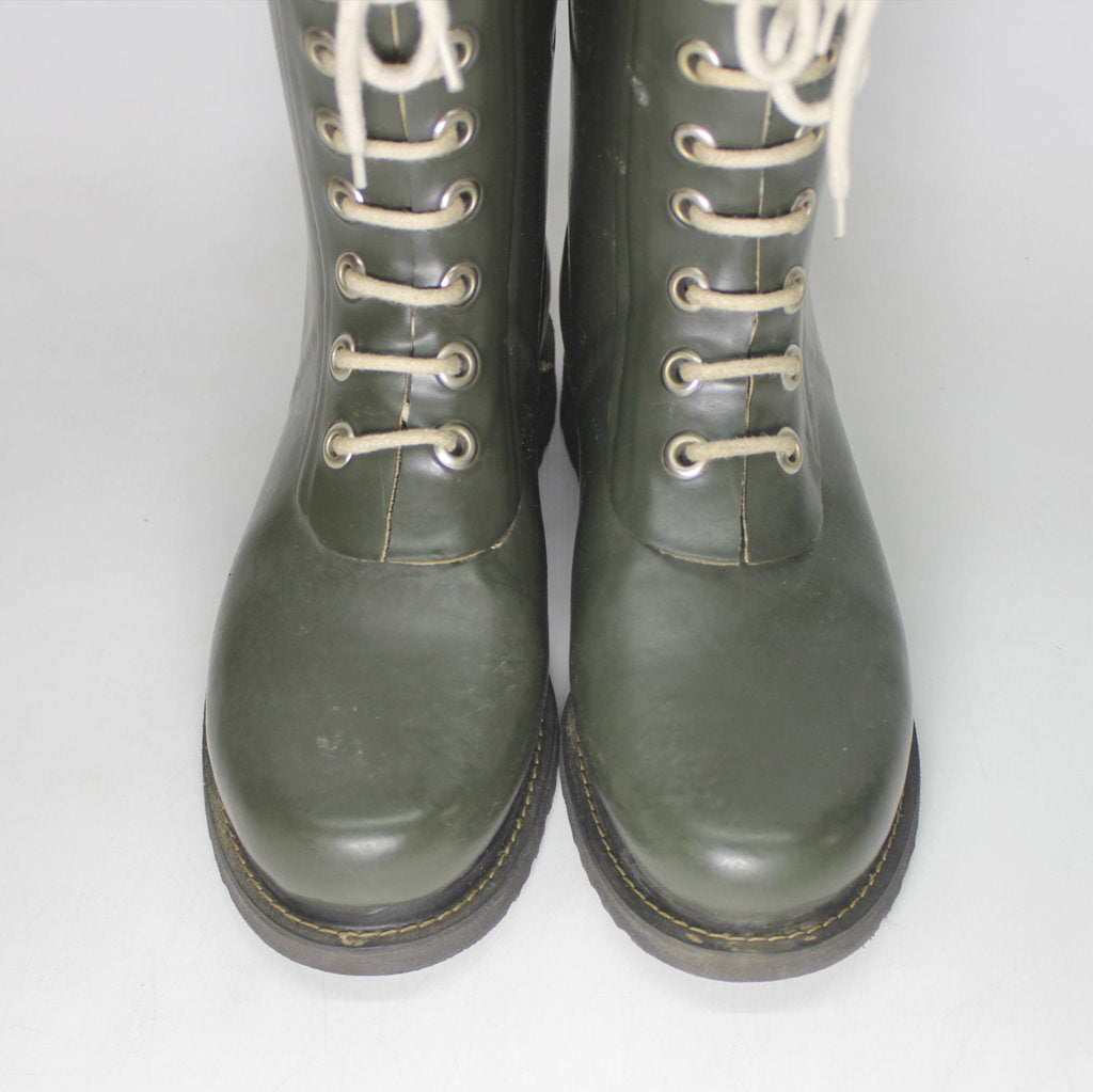 Rubber boots hot sale lace up