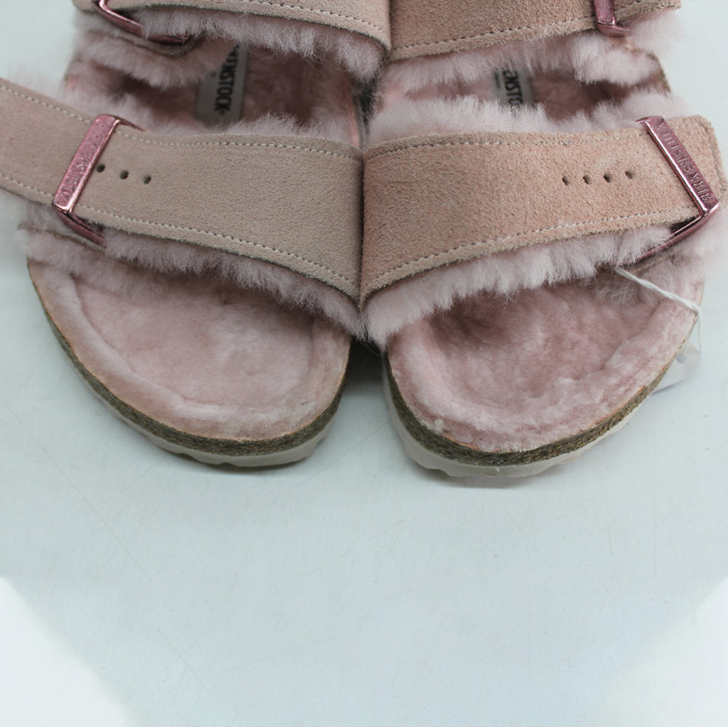 Birkenstock Arizona Shearling Suede Unisex Sandals - UK 4.5