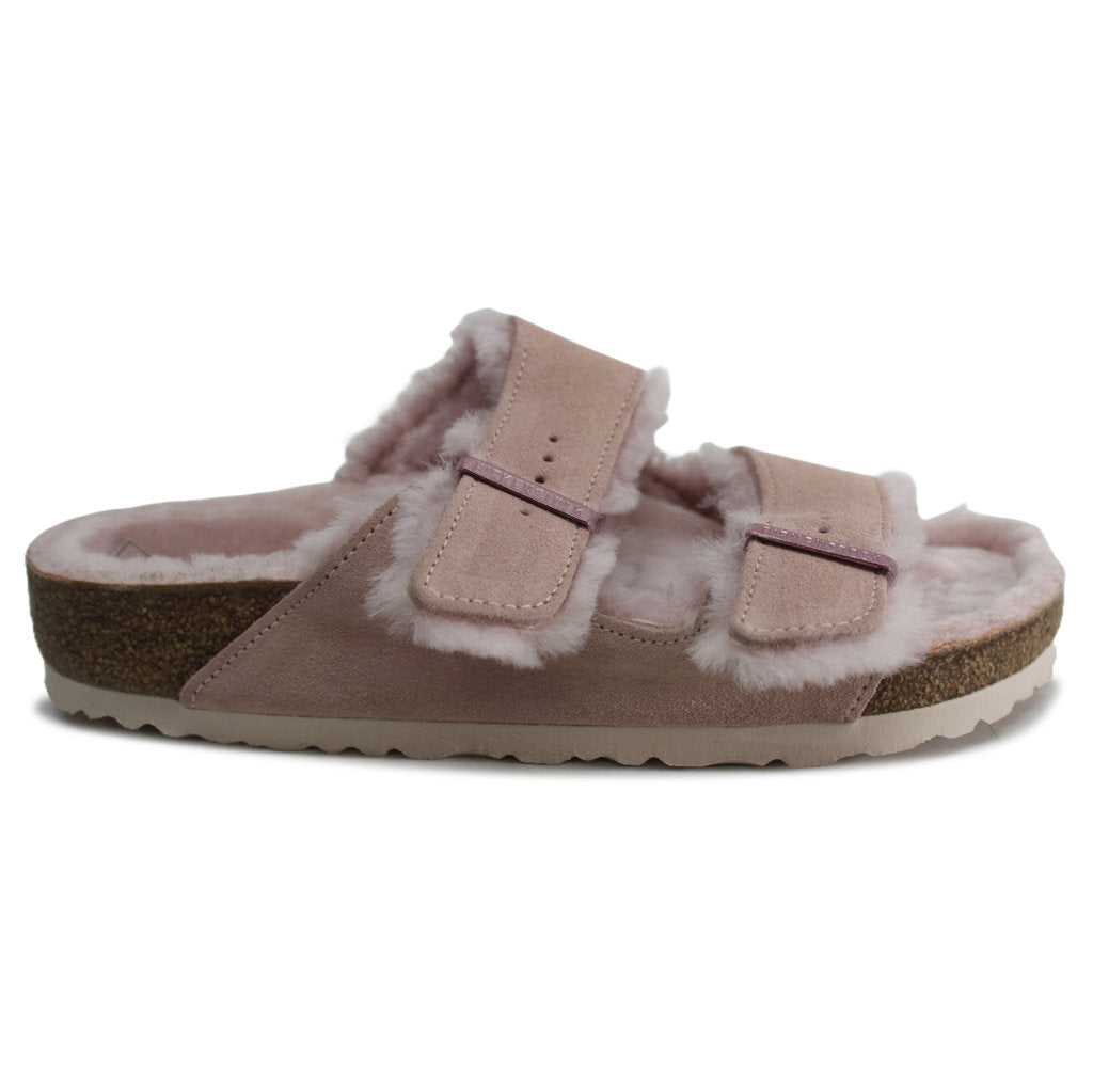 Birkenstock Arizona Shearling Suede Unisex Sandals - UK 5