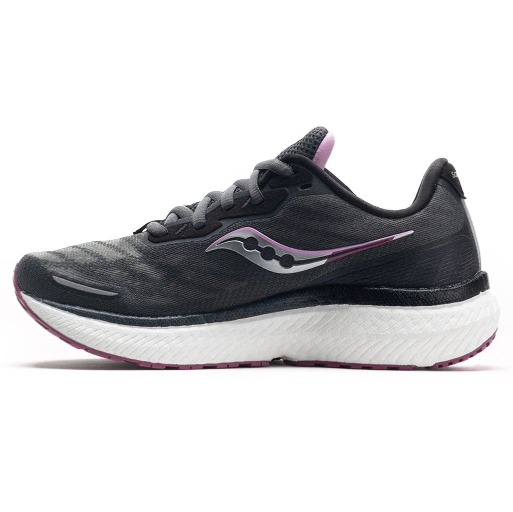 Saucony Womens Trainers Triumph 19 Casual Lace-Up Low-Top Textile Synthetic - UK 7