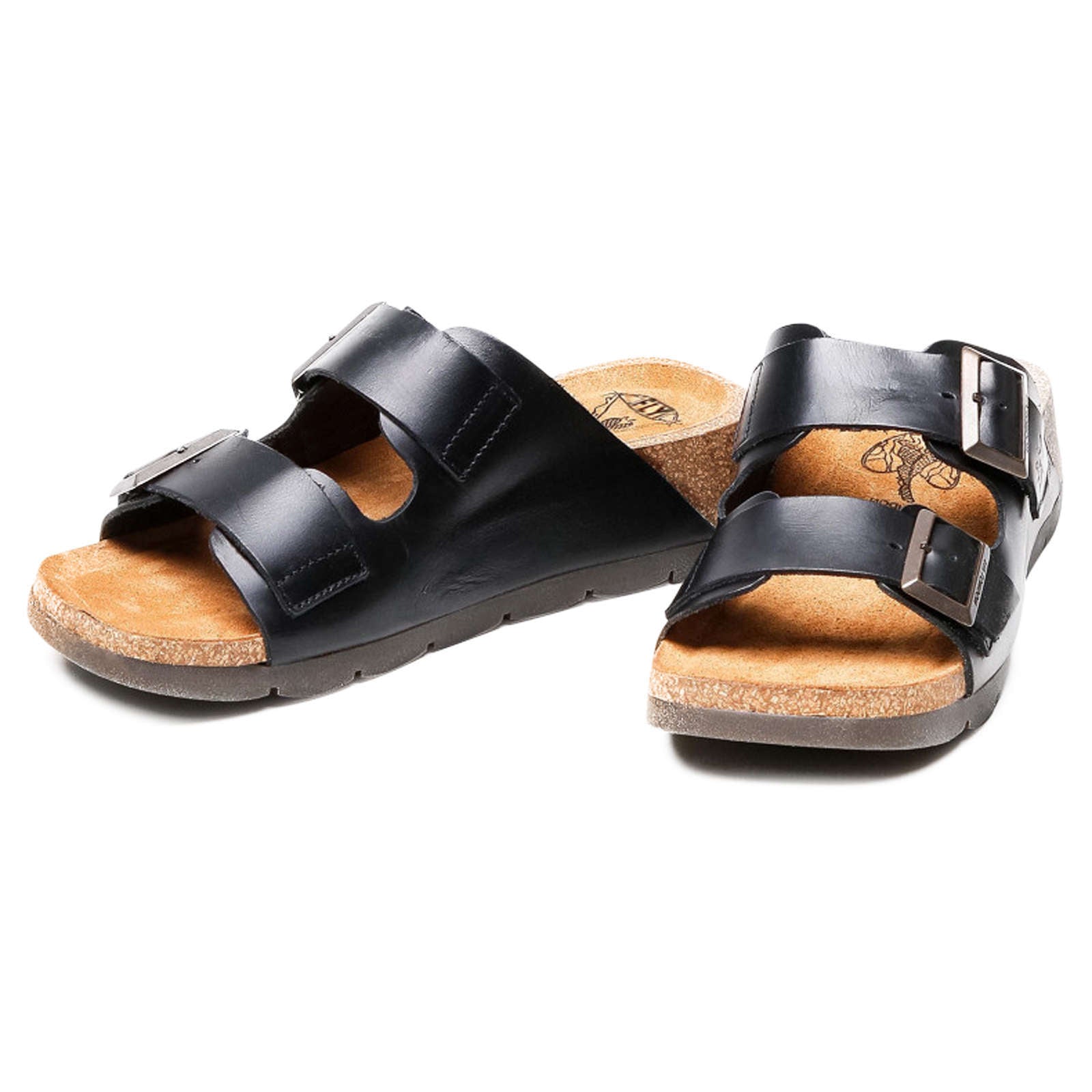 Fly London CAJA721FLY Leather Womens Sandals#color_black