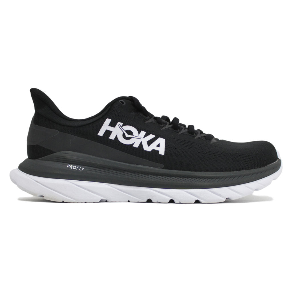 Hoka Mens Trainers Mach 4 Lace-Up Low-Top Running Sneakers Mesh - UK 10