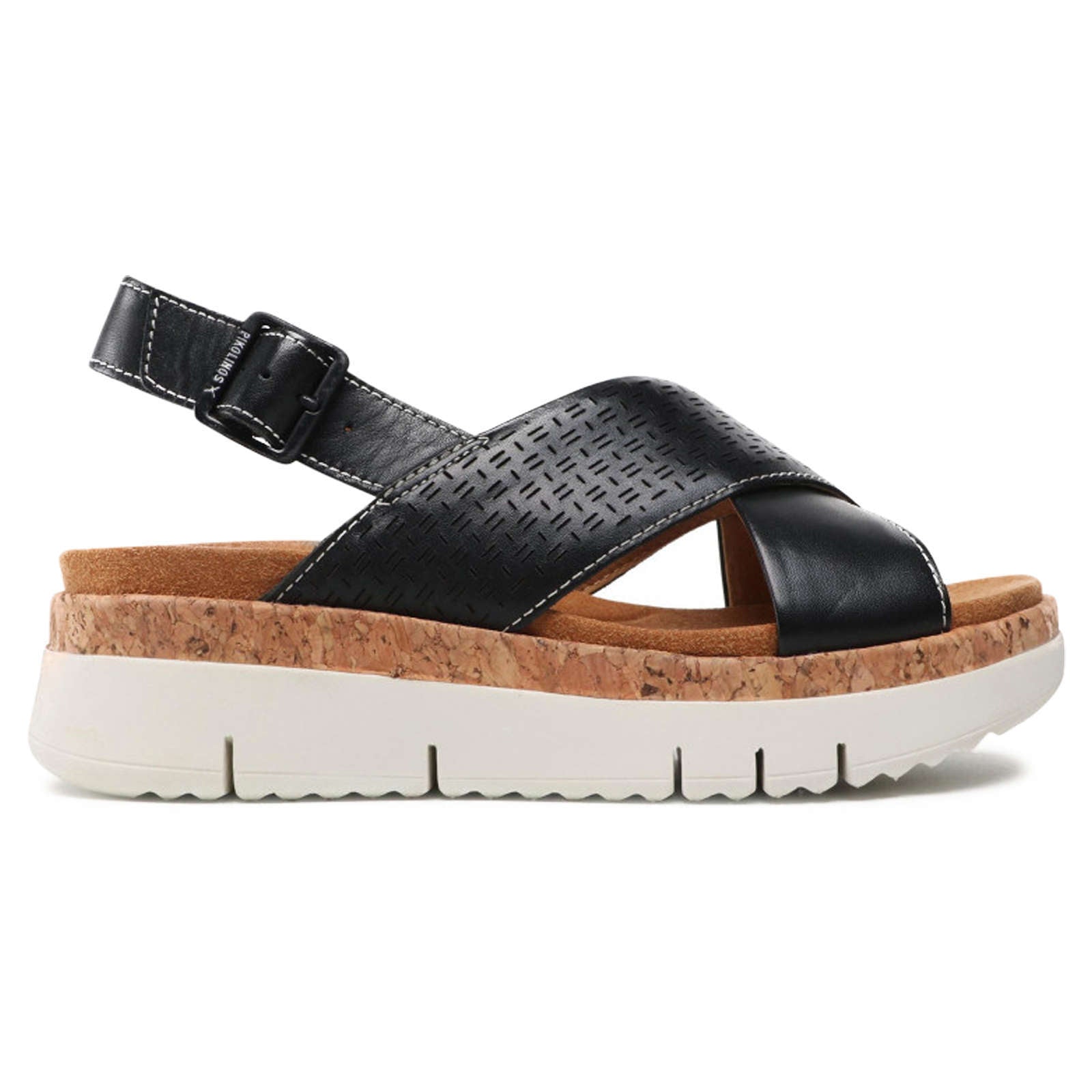 Pikolinos Palma W4N-0771 Leather Womens Sandals#color_black