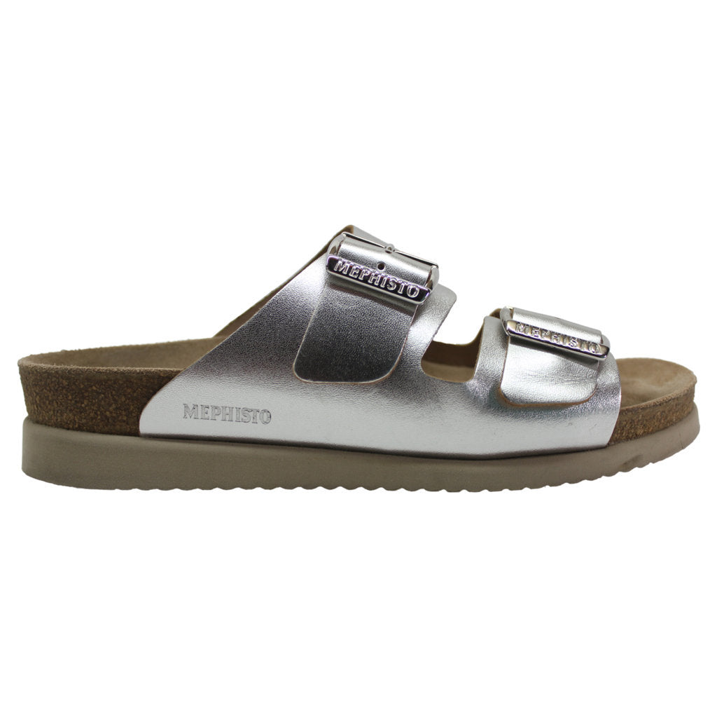 Mephisto Womens Sandals Hester Metallic Leather - UK 6.5