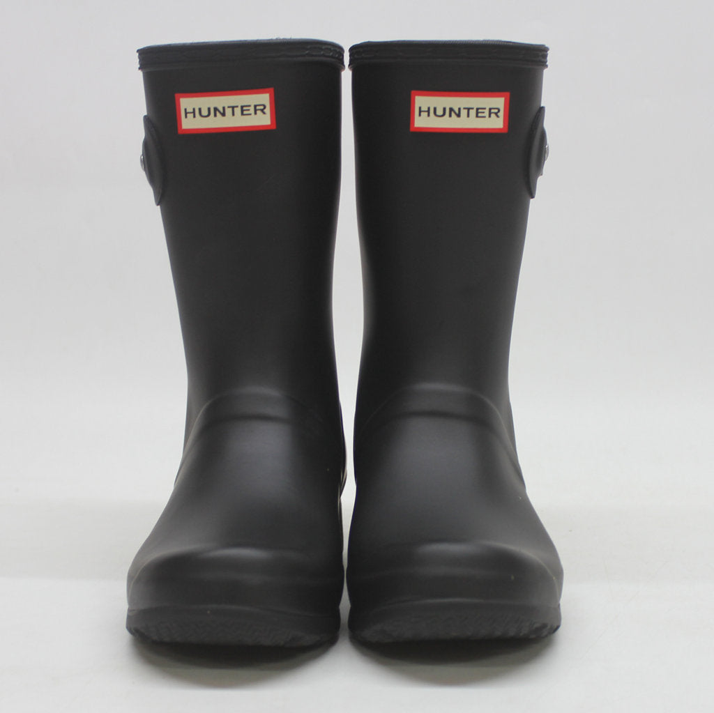 Hunter Womens Boots Original Tour Short Pull-On Buckle Wellington Rubber - UK 5