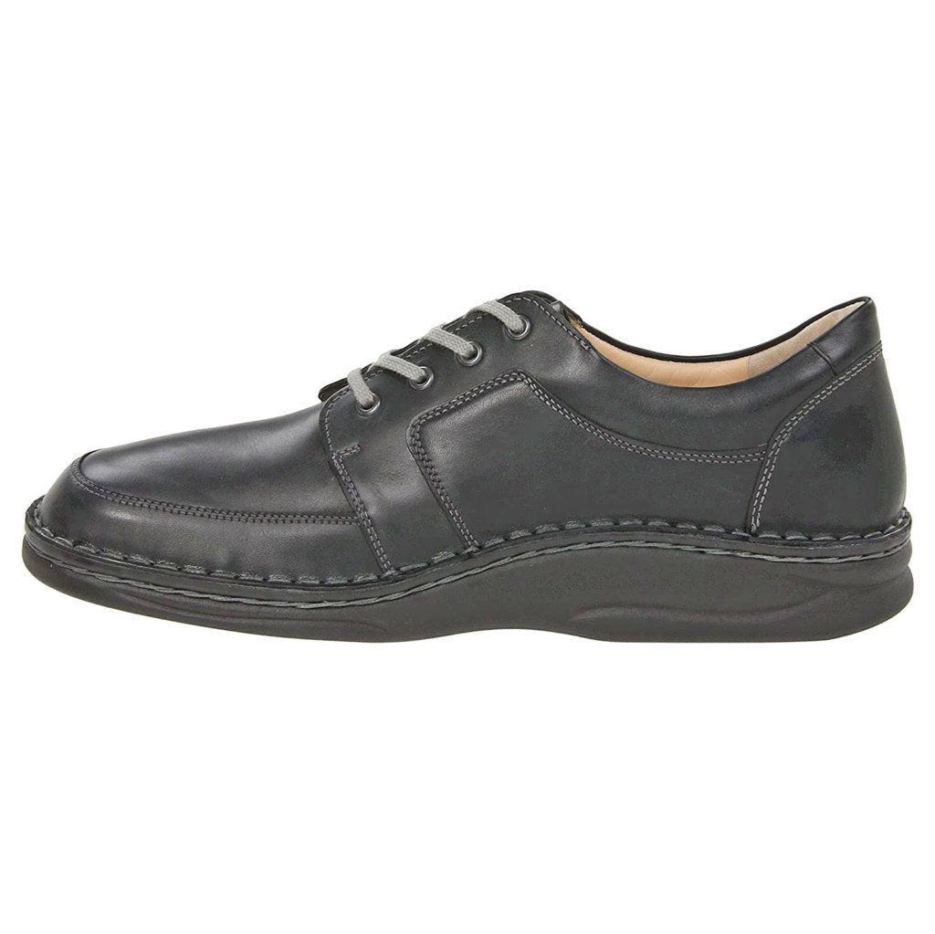 Finn Comfort Norwich Leather Mens Shoes#color_black