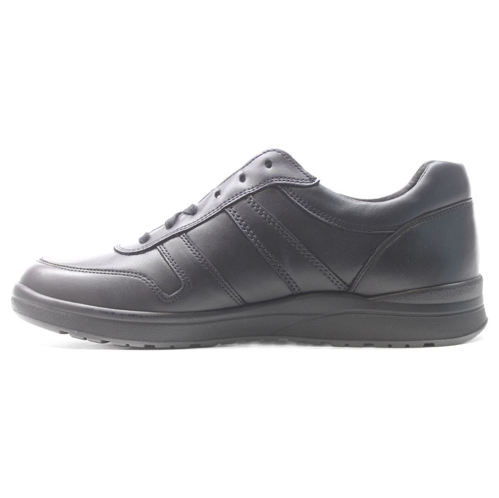 Mephisto Vito Leather Mens Trainers#color_black