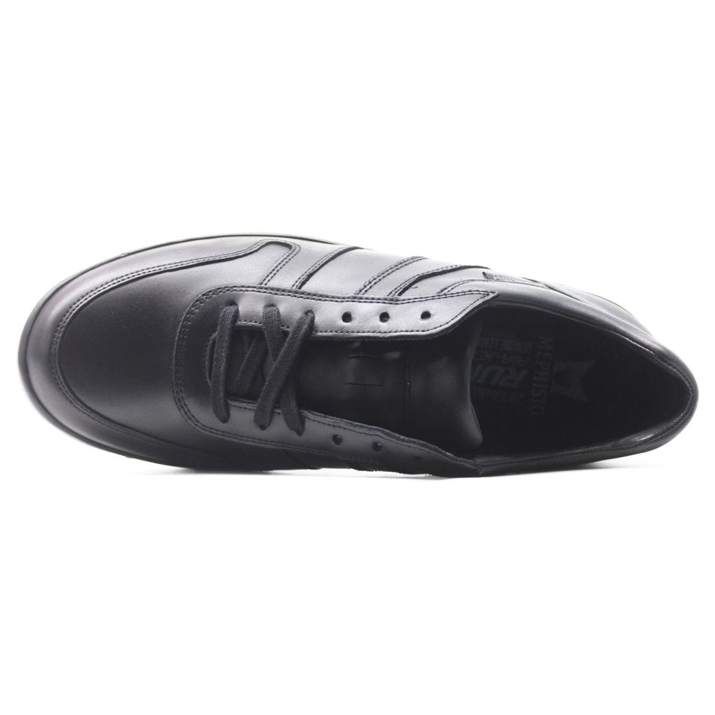 Mephisto Vito Leather Mens Trainers#color_black