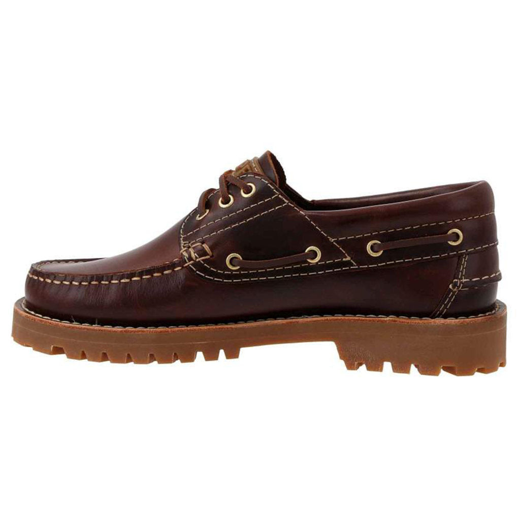 Camper Nautico Calfskin Leather Men's Shoes#color_brown