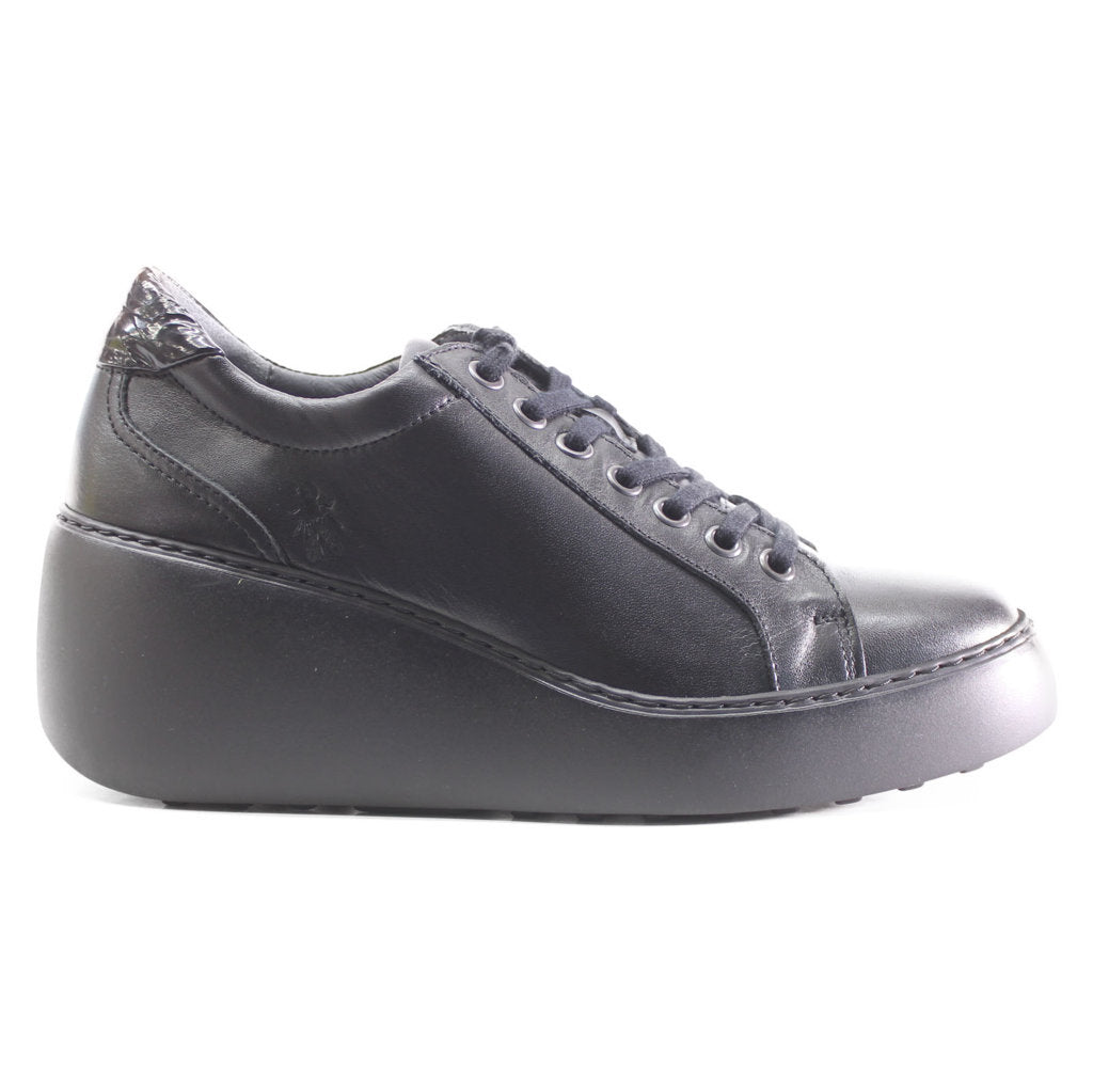 Fly London DILE450FLY Leather Womens Trainers#color_black