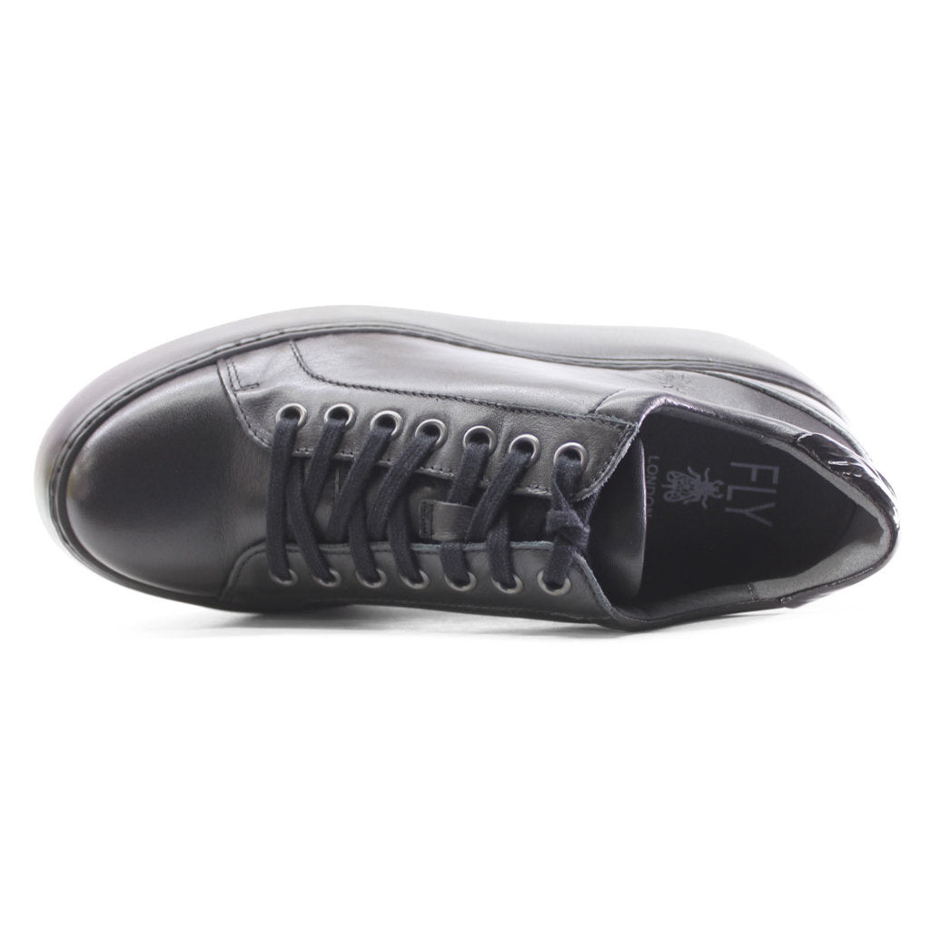 Fly London DILE450FLY Leather Womens Trainers#color_black