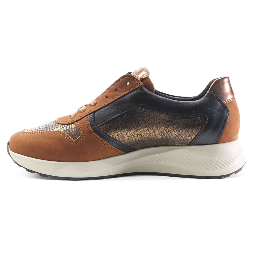 Mephisto Kim Leather Womens Trainers#color_hazelnut