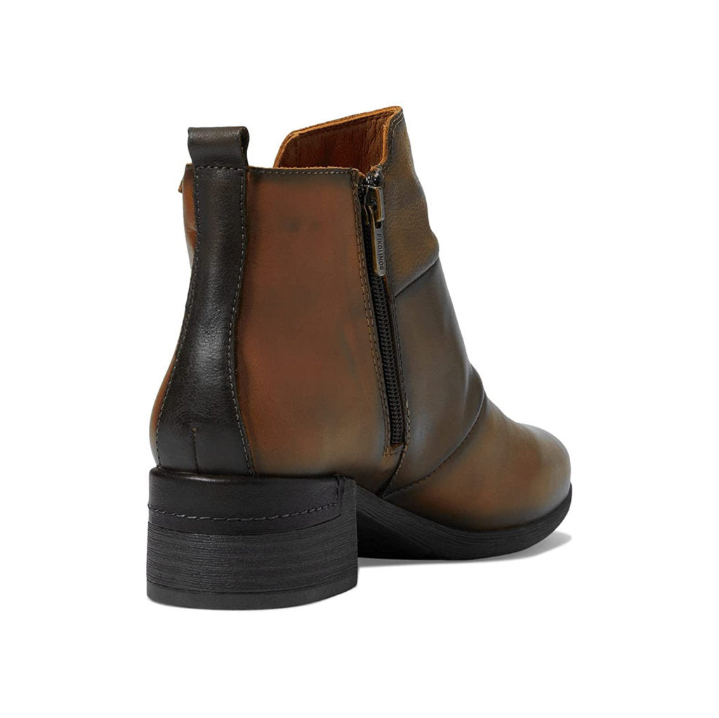 Pikolinos Malaga Leather Womens Boots#color_brandy