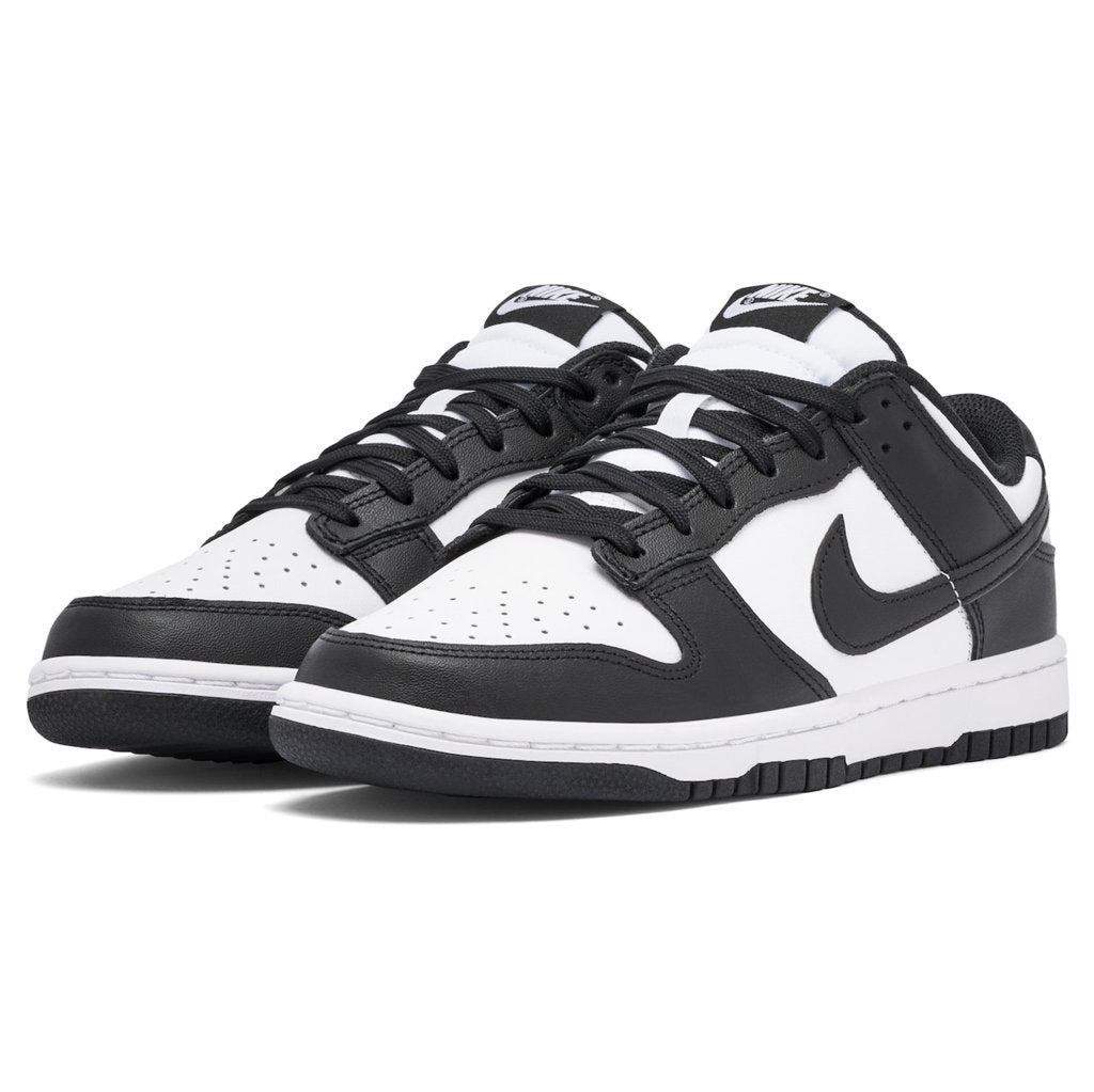 Nike Dunk Leather Women's Low-Top Trainers#color_white black white