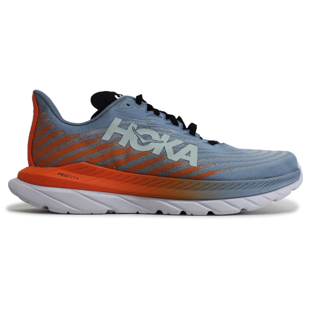 Hoka Mens Trainers Mach 5 Casual Lace-Up Low-Top Textile - UK 11