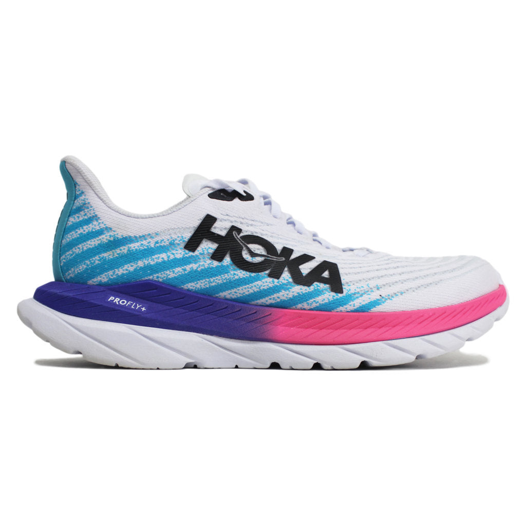 Hoka Mens Trainers Mach 5 Casual Lace-Up Low-Top Textile - UK 10