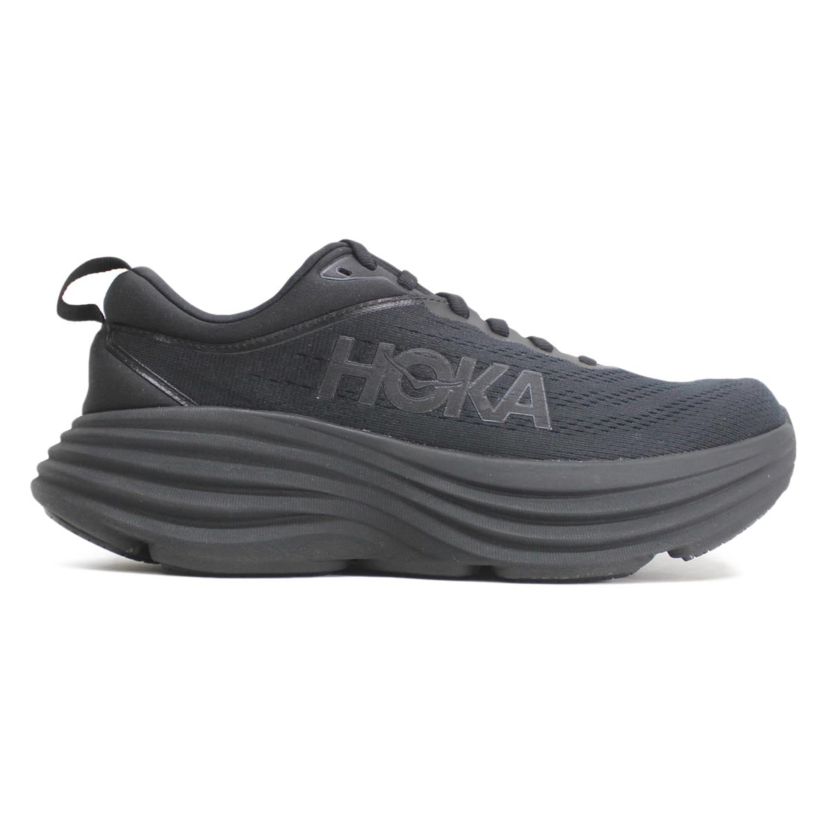 Hoka Womens Trainers Bondi 8 Lace-Up Low-Top Running Sneakers Textile - UK 6.5