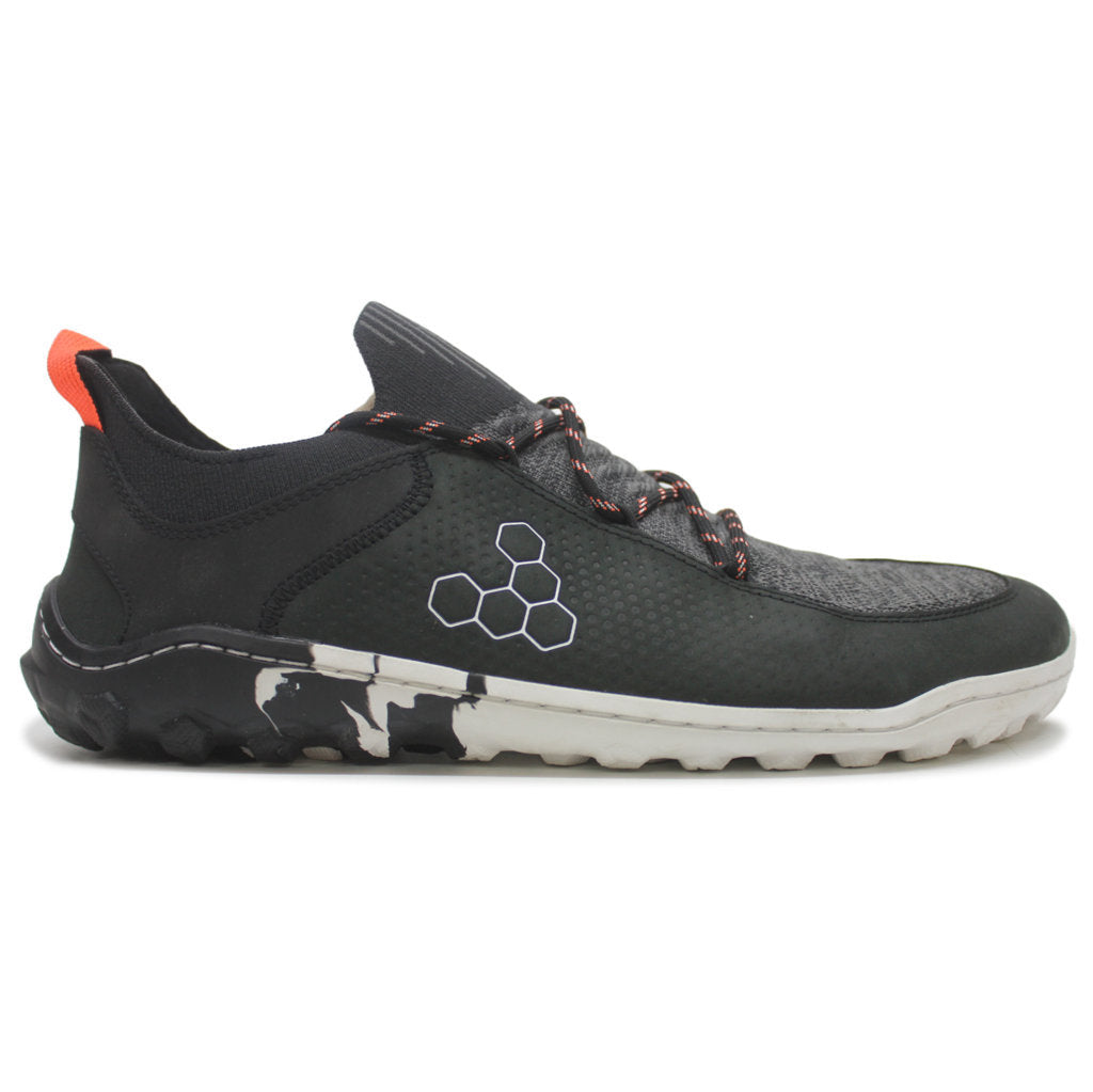 Vivobarefoot Mens Trainers Tracker Decon Low FG2 Lace-Up Leather Textile - UK 8