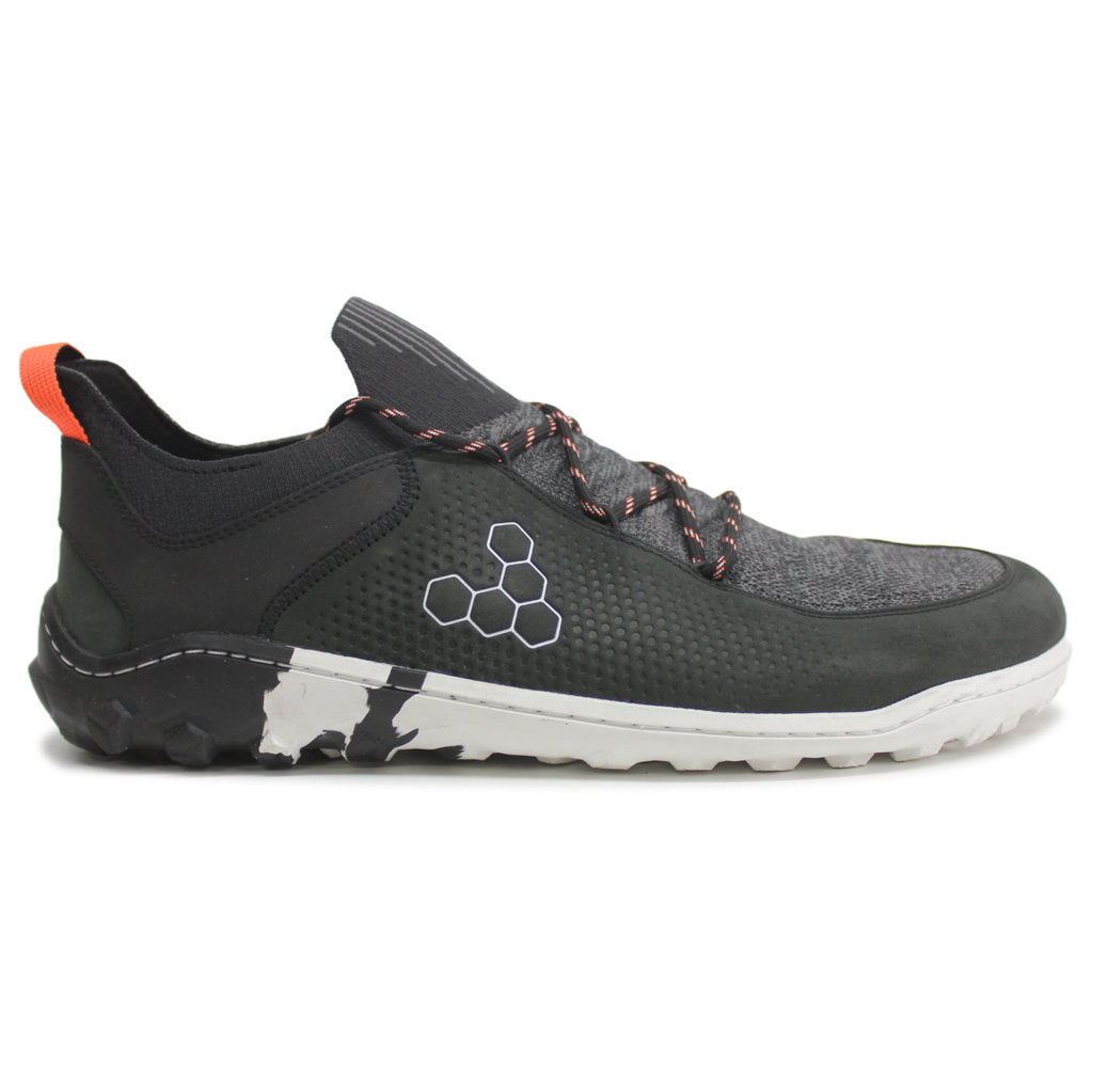 Vivobarefoot Mens Trainers Tracker Decon Low FG2 Lace-Up Leather Textile - UK 10