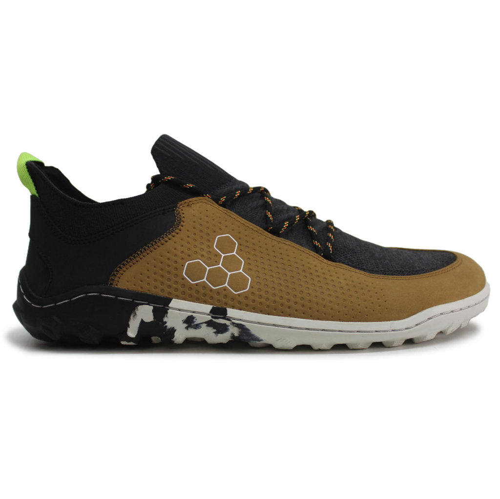 Vivobarefoot Mens Trainers Tracker Decon Low FG2 Lace-Up Leather Textile - UK 8