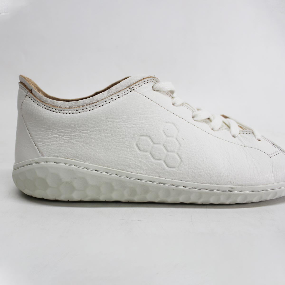 Vivobarefoot Womens Trainers Geo Court III Low-Top Lace-Up Sneakers Leather - UK 4