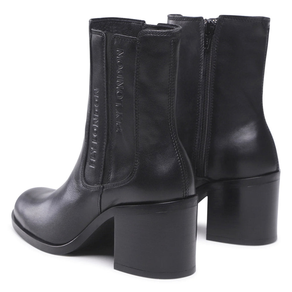 Fly London AMEL913FLY Leather Womens Boots#color_black