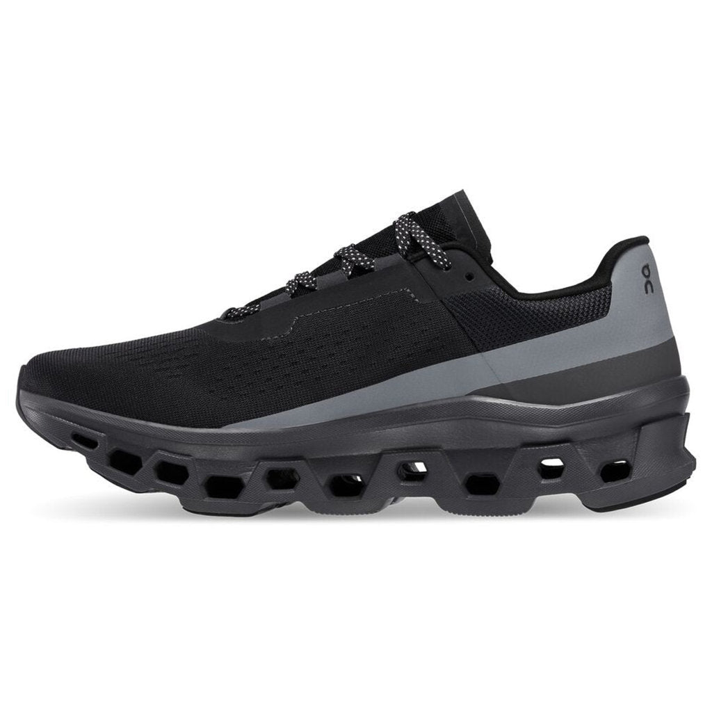 On Running Cloudmonster Lumos Textile Women's Low-Top Trainers#color_black