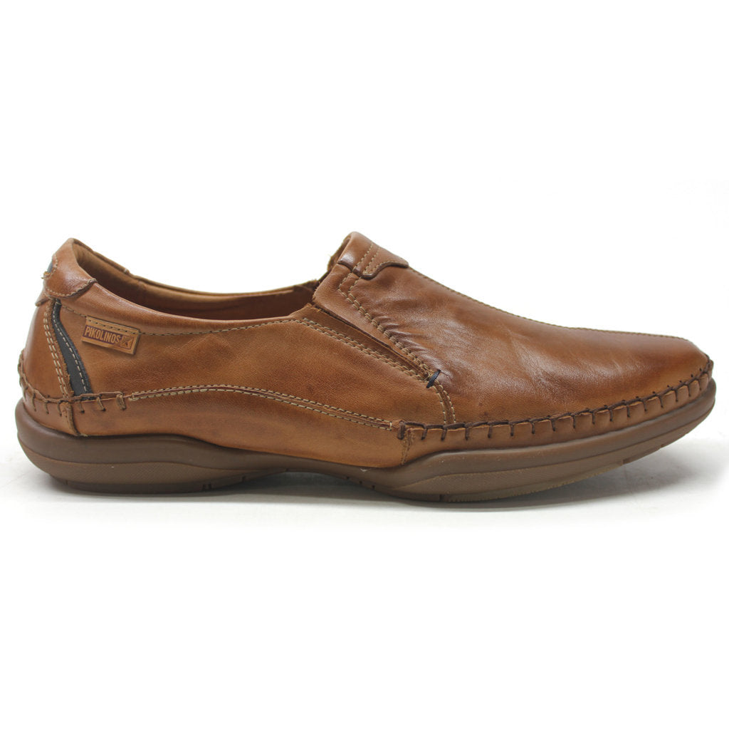 Pikolinos San Telmo M1D Leather Mens Shoes#color_brandy
