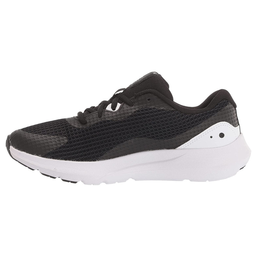 Under Armour Surge 3 Synthetic Textile Women's Low-Top Trainers#color_black white