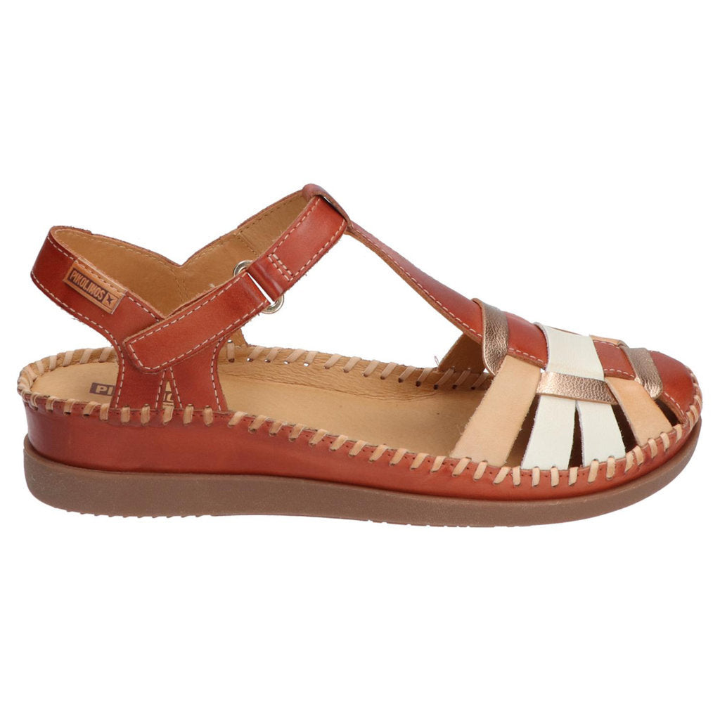 Pikolinos Cadaques W8K-0965C1 W8K-0965C1 Leather Womens Sandals - Brick - UK 7-7.5