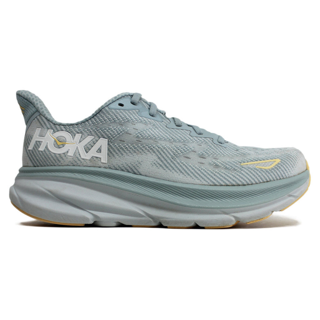 Hoka Womens Trainers Clifton 9 Casual Lace Up Low Top Textile - UK 7