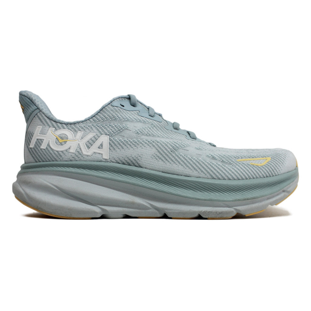 Hoka Womens Trainers Clifton 9 Casual Lace Up Low Top Textile - UK 7