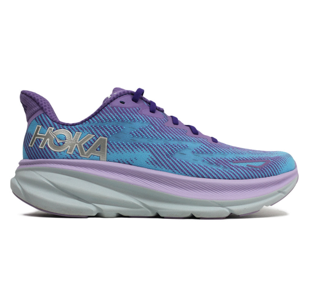 Hoka Womens Trainers Clifton 9 Lace Up Low Top Sneakers Textile - UK 8.5