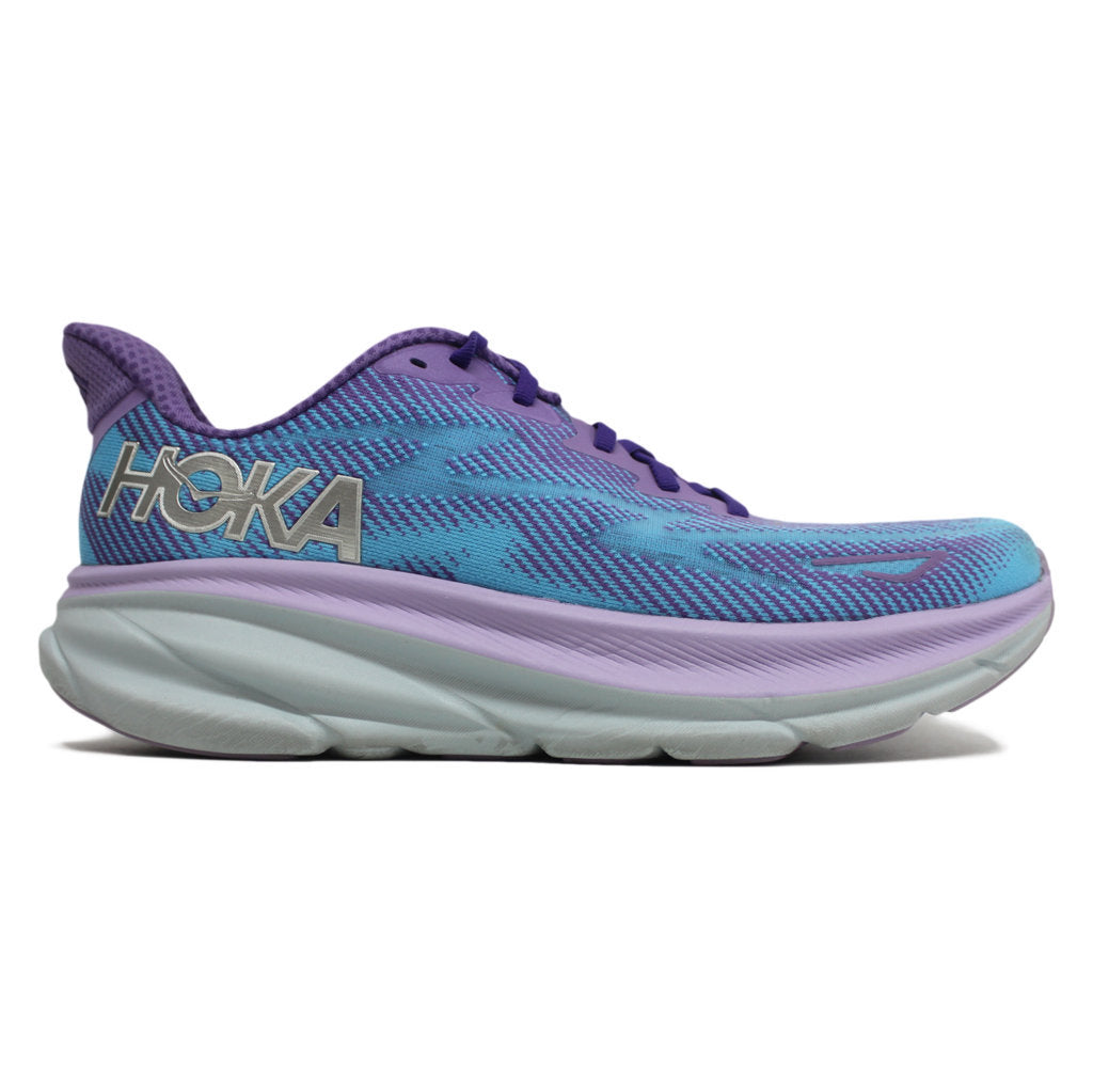 Hoka Womens Trainers Clifton 9 Lace Up Low Top Sneakers Textile - UK 8.5