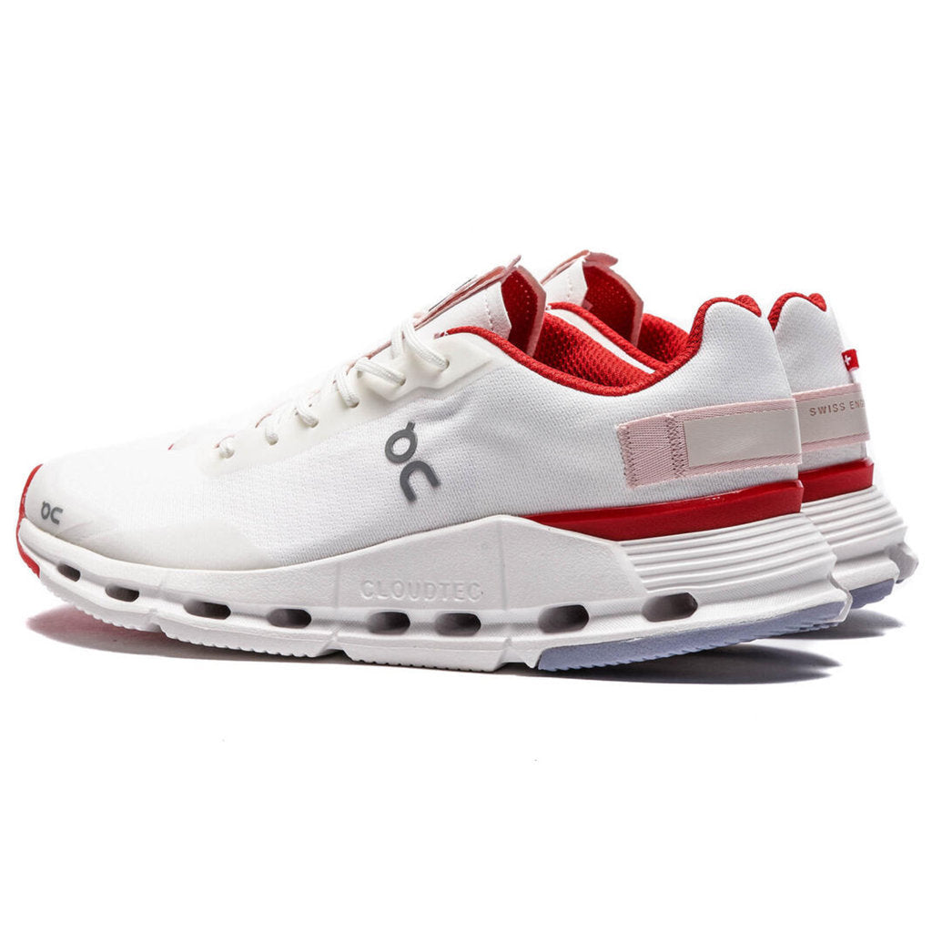 On Running Cloudnova Form Textile Men's Low-Top Trainers#color_white red