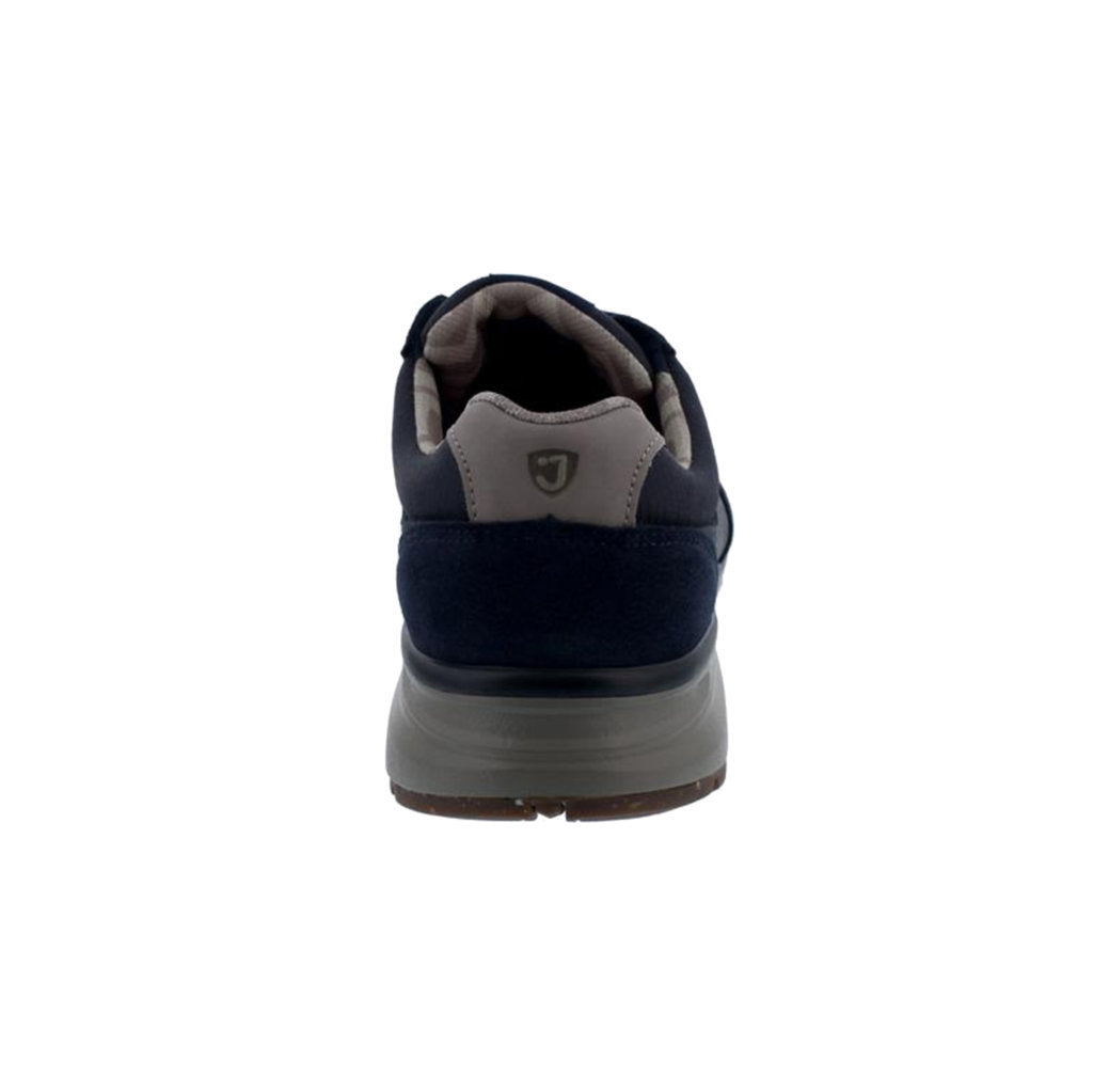 Joya Dynamo Classic Velour Leather Men's Wide Trainers#color_dark blue