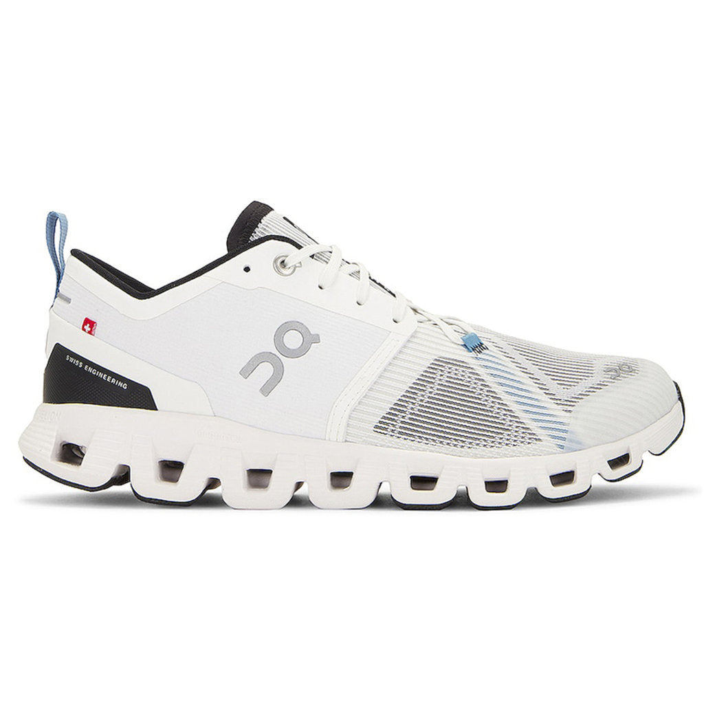 On Running Cloud X 3 Shift Textile Men's Low-Top Trainers#color_undyed  white black