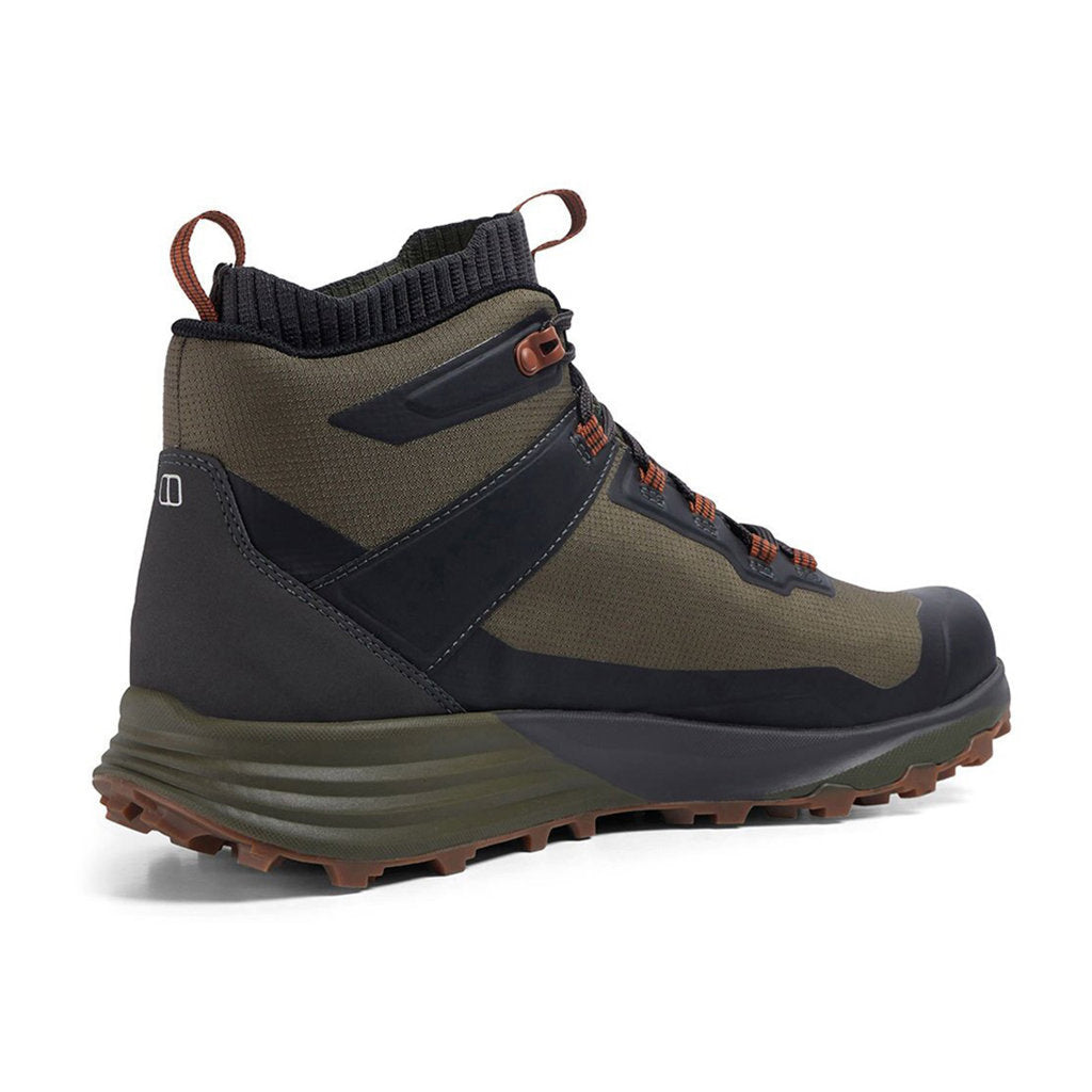 Berghaus VC22 GTX AF Synthetic Textile Men's Mid-High Hiking Boots#color_dark brown dark green