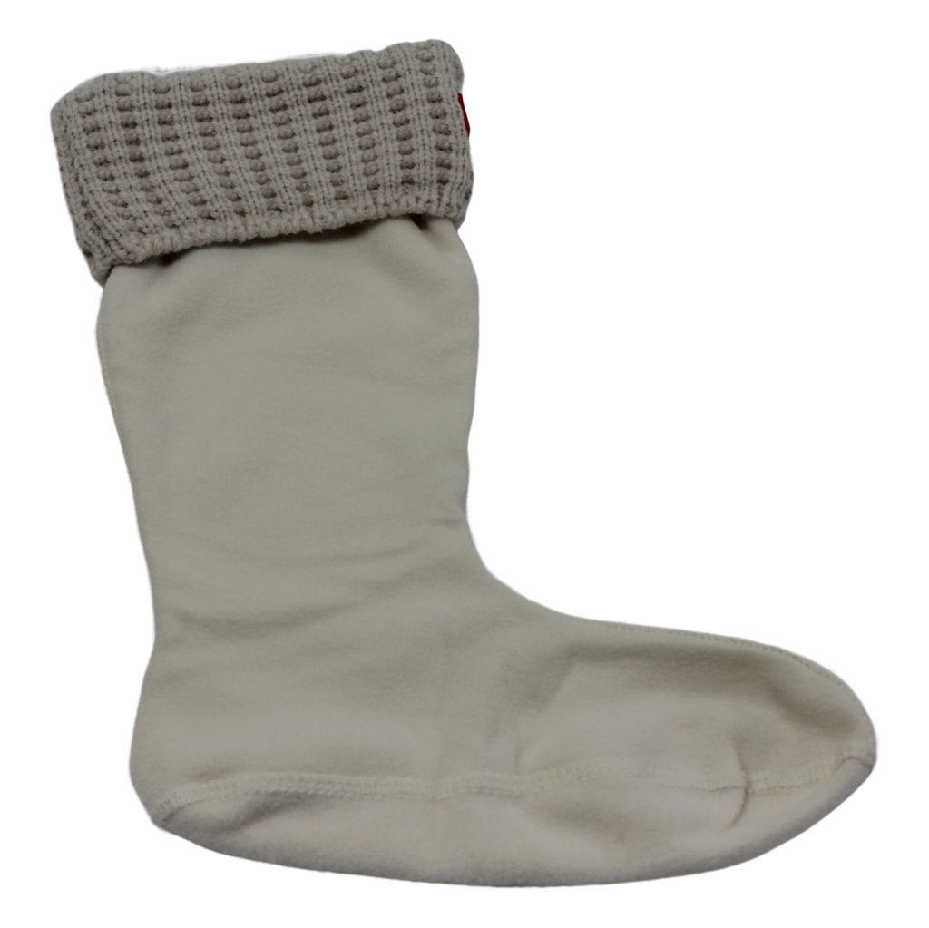 Hunter Waffle Tall Boot Sock Polyfleece Unisex Socks#color_hunter white