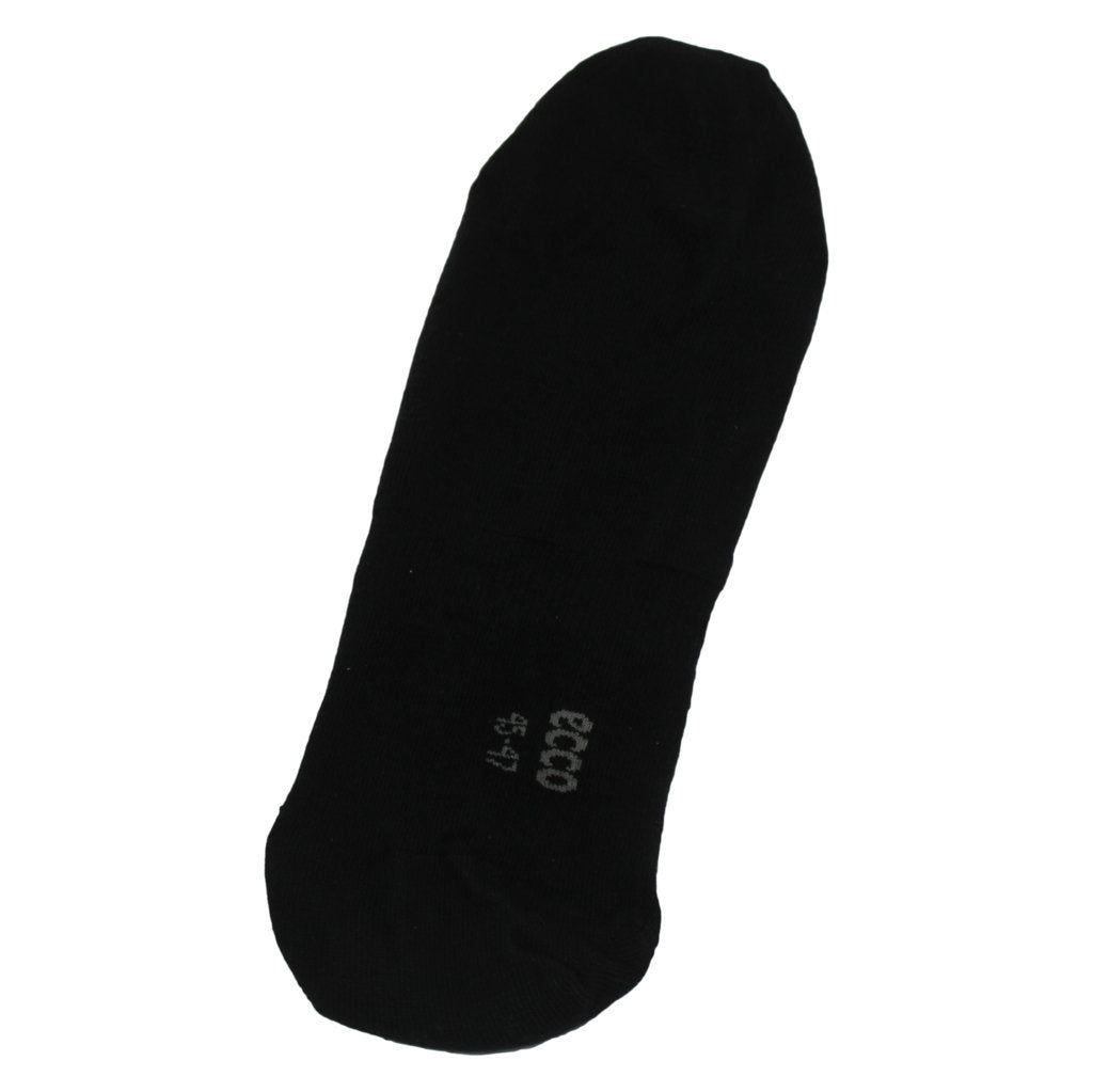 Ecco Longlife In Shoe 9085479 Cotton Unisex Socks#color_black