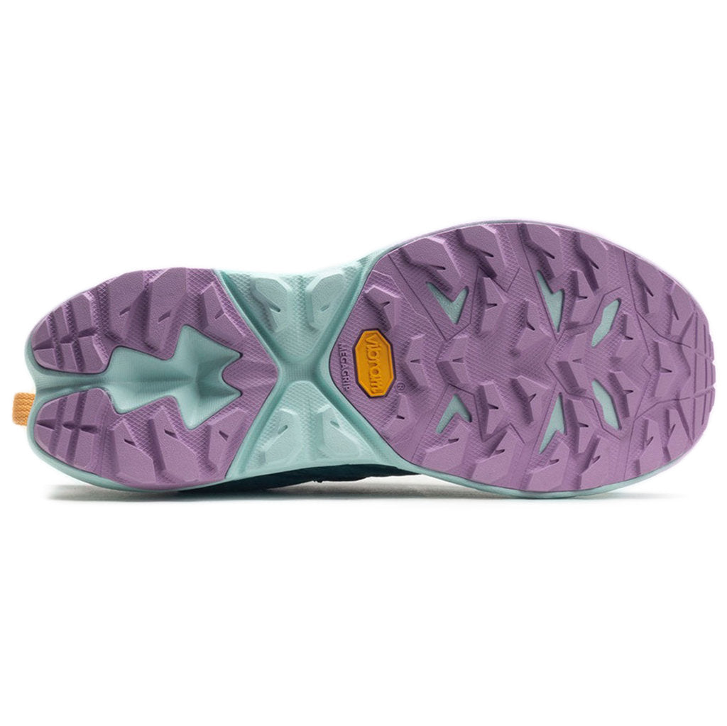 Hoka One One Anacapa 2 Low GTX Nubuck Textile Womens Trainers#color_ocean mist sunlit ocean