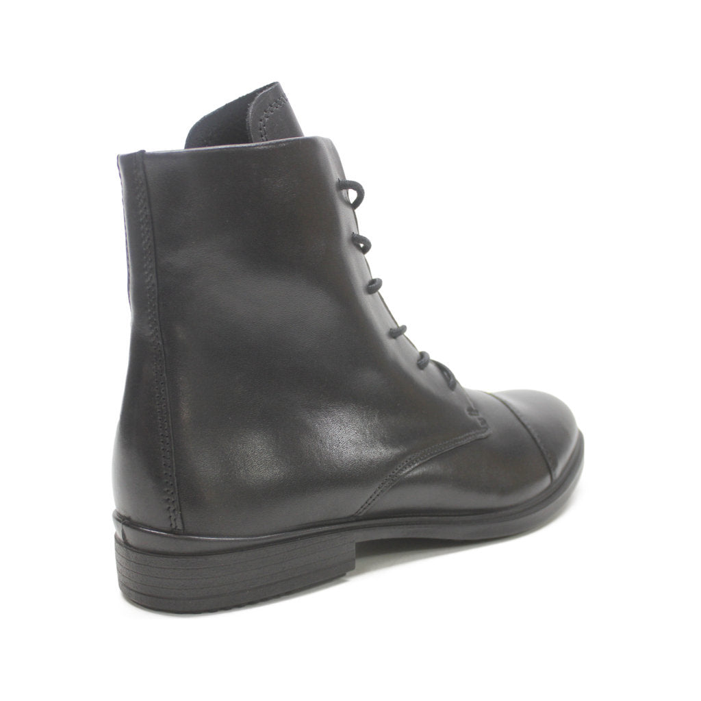 Ecco Touch 15 B Full Grain Leather Womens Boots#color_black