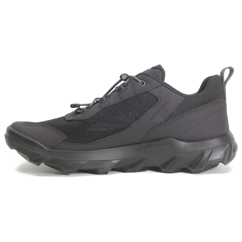 Ecco MX 820264 Textile Synthetic Mens Trainers#color_black