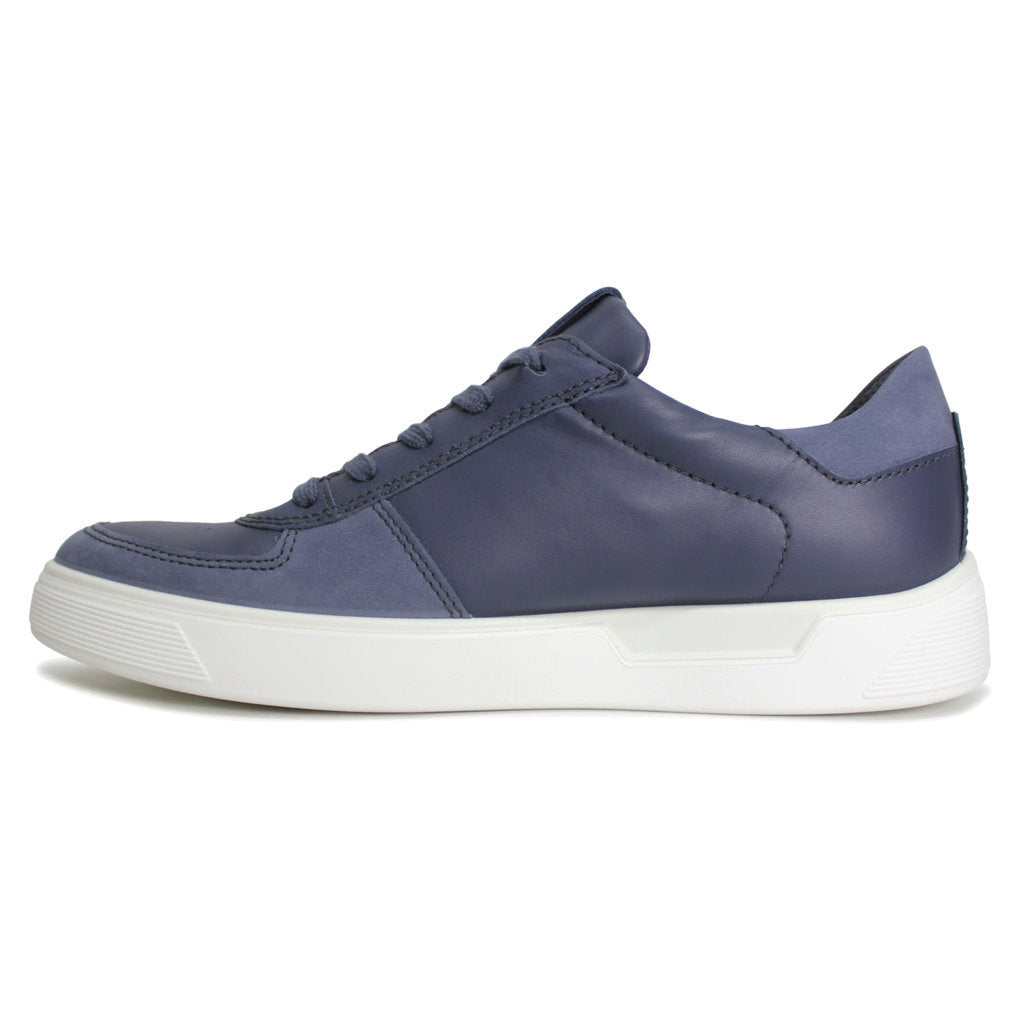 Ecco Street Tray Nubuck Leather Mens Shoes#color_ombre