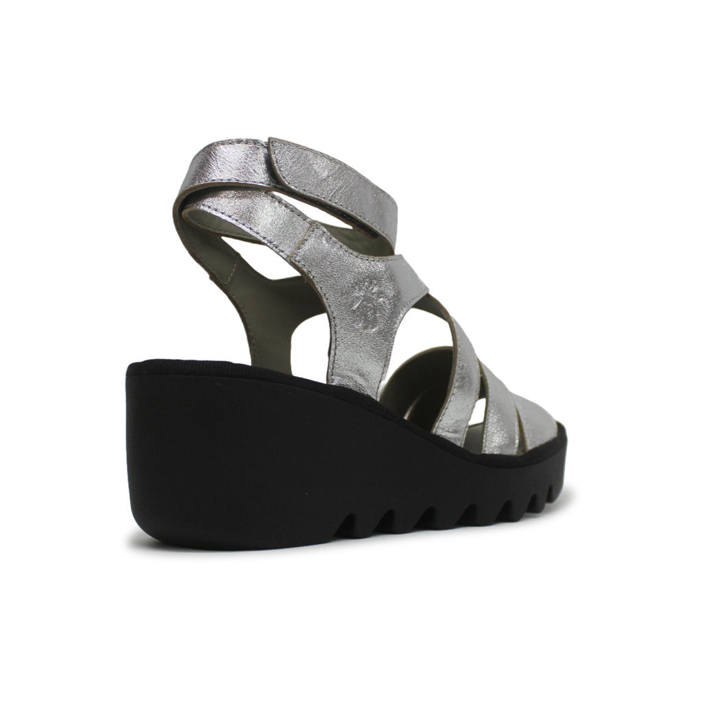 Fly London BAFY485FLY Idra Leather Womens Sandals#color_silver