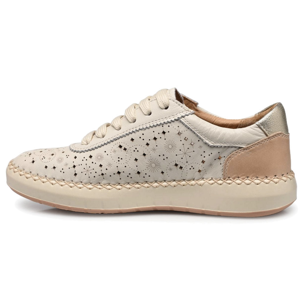 Pikolinos Mesina W6B-6515 Leather Womens Shoes#color_nata