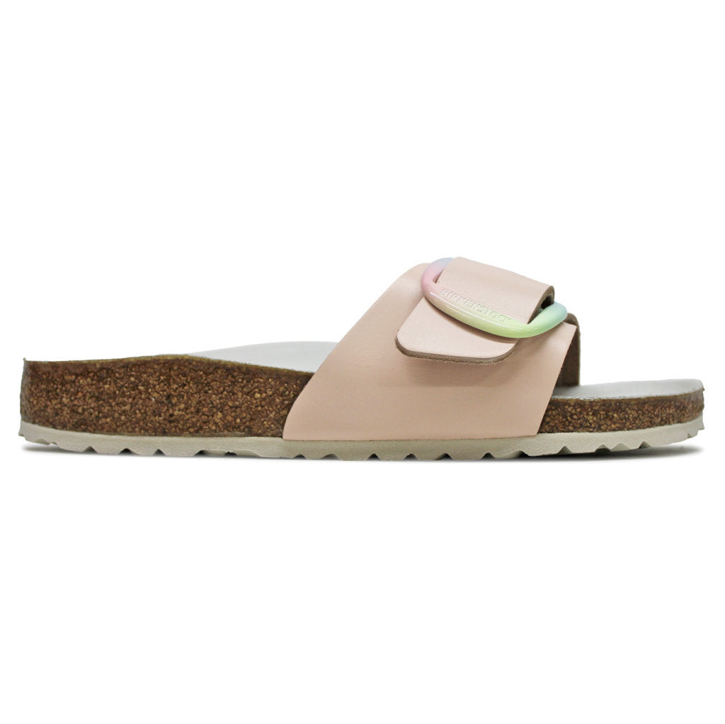 Birkenstock Madrid Big Buckle Natural Leather Unisex Sandals#color_light rose