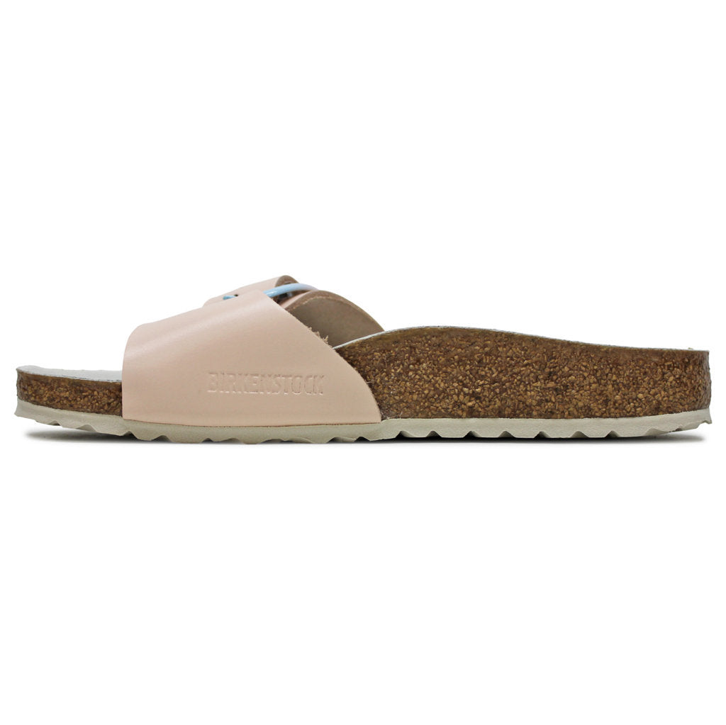 Birkenstock Madrid Big Buckle Natural Leather Unisex Sandals#color_light rose